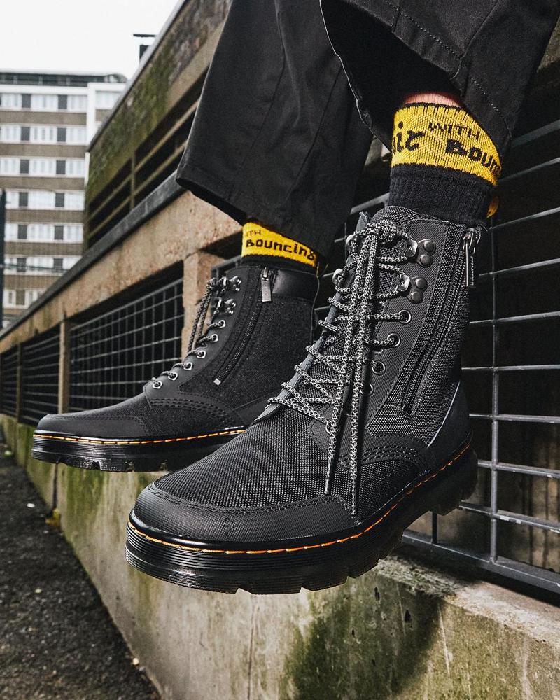 Men's Dr Martens Combs Zip Casual Boots Black | AU 465HAP